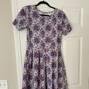 Lularoe Amelia floral dress